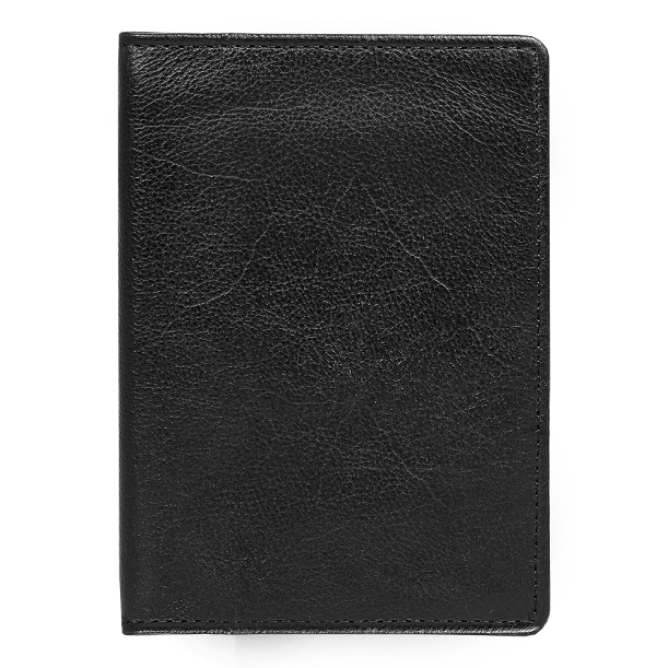 Набор подарочный Solution Prestige Quardo  (суперобложка из натуральной кожи, обложка для паспорта, ручка шариковая, кошелек с картхолдером), черный (Изображение 7)