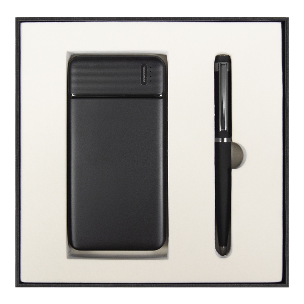 Набор подарочный Solution Superior Duo (внешний аккумулятор «First step» , ручка Attashe) (Изображение 1)