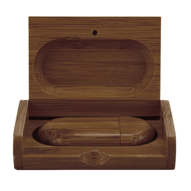 Флеш накопитель USB 2.0 Maple BOX в футляре, орех, дерево/дерево, 32 Gb (Изображение 1)