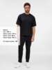 Футболка из бифлекса Morfiss, черная, размер XL/XXL (Изображение 5)