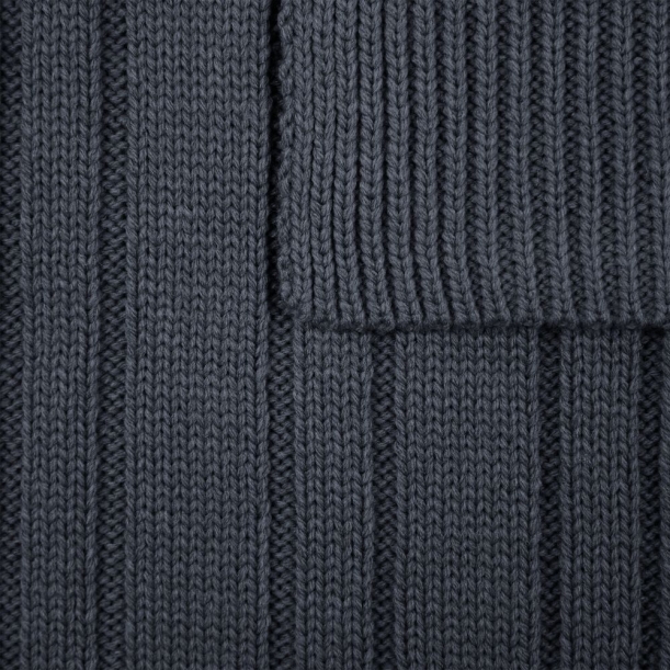 Шарф Knit Beat, серый (графит) (Изображение 4)