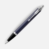 Ручка шариковая Parker IM Core Matte Blue CT, темно-синяя с черным (Изображение 1)