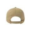 Бейсболка "DAD HAT-S FIVE", 5 клиньев, металлическая застежка, бежевый, 100% хлопок, 270 г/м2 (Изображение 4)