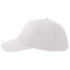 Бейсболка "DAD HAT-S FIVE", 5 клиньев, металлическая застежка, белый, 100% хлопок, 270 г/м2 (Изображение 3)