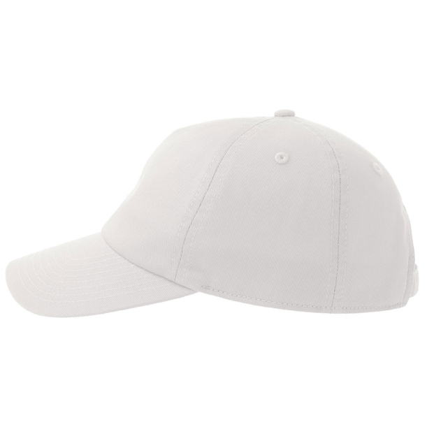 Бейсболка "DAD HAT-S FIVE", 5 клиньев, металлическая застежка, белый, 100% хлопок, 270 г/м2 (Изображение 3)