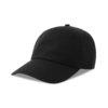 Бейсболка "DAD HAT-S FIVE", 5 клиньев, металлическая застежка, чёрный, 100% хлопок, 270 г/м2 (Изображение 1)