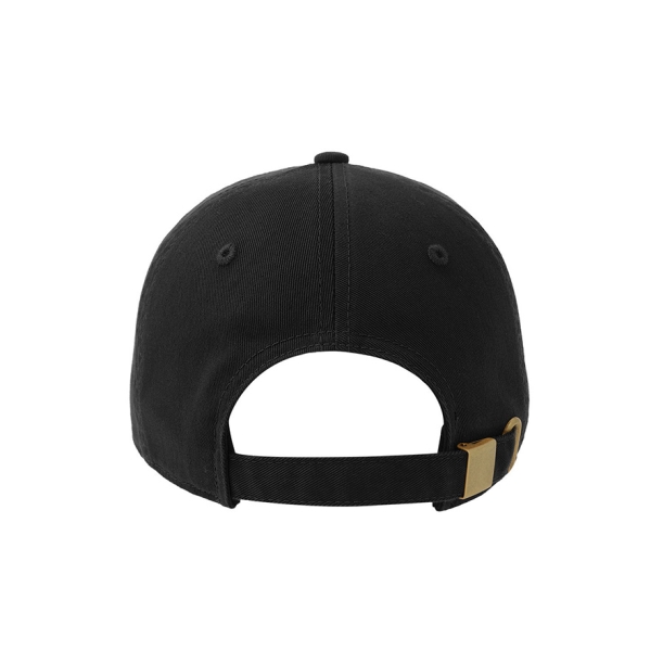 Бейсболка "DAD HAT-S FIVE", 5 клиньев, металлическая застежка, чёрный, 100% хлопок, 270 г/м2 (Изображение 4)
