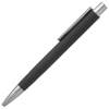 Ручка шариковая, Lotte Soft Touch Shiny Silver Requis, черная (Изображение 1)
