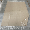 Плед акриловый Super Soft Nature размер 120*160 см, бежевый, плотность 450гр/м2,  в подарочной белой крафтовой коробке с окошком (Изображение 5)