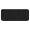 Шеврон Rectangle Smooth Leather размер 50*20 мм, черный, со скругленными углами (Изображение 1)