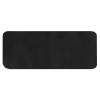 Шеврон Rectangle Smooth Leather размер 50*20 мм, черный, со скругленными углами (Изображение 1)