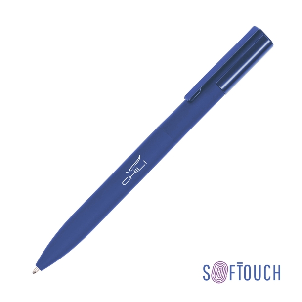 Ручка шариковая "Orion", покрытие soft touch (темно-синий) (Изображение 1)