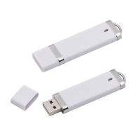 Флеш-карта USB 8GB "Абсолют", белая (белый)