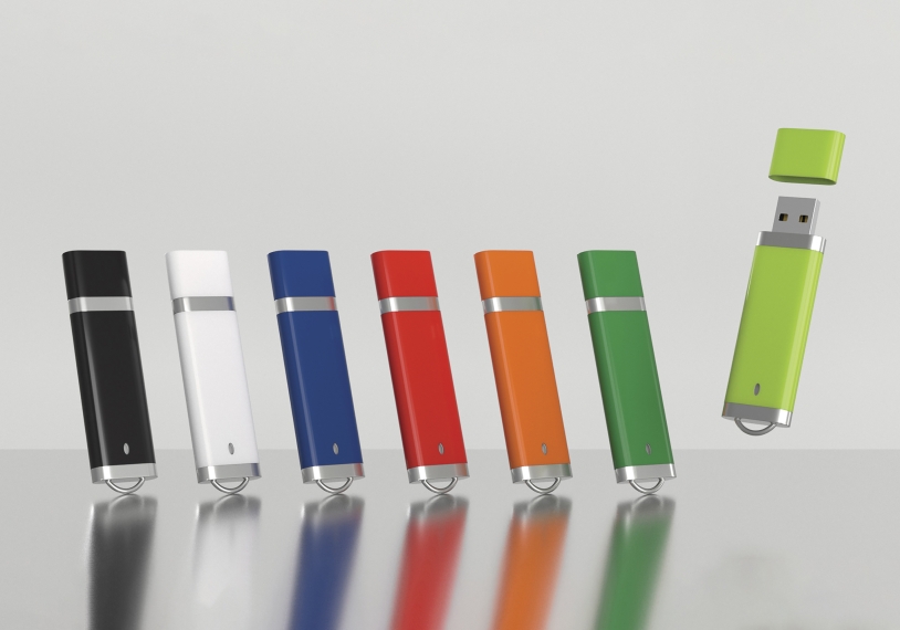 Флеш-карта USB 8GB "Абсолют", белая (белый) (Изображение 2)