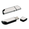 Флеш-карта USB 8GB "Перфекционист" (черный с серебром) (Изображение 1)