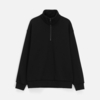 Толстовка унисекс оверсайз Ziplink Heavy, черная, размер XS (Изображение 1)