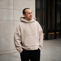 Худи унисекс оверсайз B-Code Greenland 2XL/3XL (Серо-коричневый)