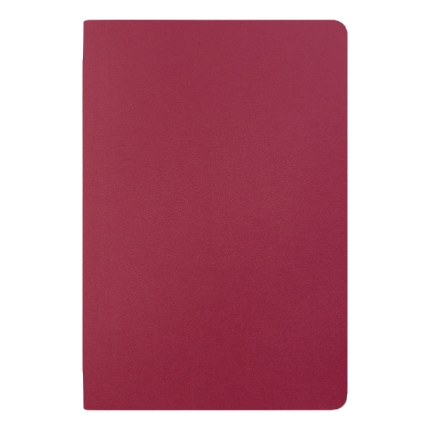 Ежедневник Flexy Velours de soie  А5, бордовый, недатированный, в гибкой обложке (Изображение 2)