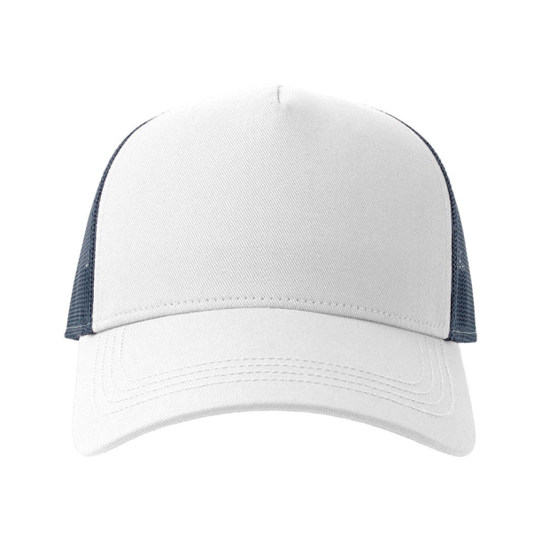 Бейсболка RAPPER COTTON-S, п. заст, 5 клин, бел/т. син, 80% х-к, 20% п-й х-к/100% п-й п/э, 280 г/м2 (Изображение 2)