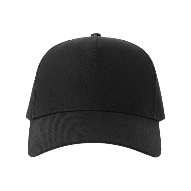 Бейсболка RAPPER COTTON-S, п. заст, 5 клин, чёрный, 80% х-к, 20% п-й х-к/100% п-й п/э, 280 г/м2 (Изображение 2)