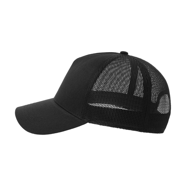 Бейсболка RAPPER COTTON-S, п. заст, 5 клин, чёрный, 80% х-к, 20% п-й х-к/100% п-й п/э, 280 г/м2 (Изображение 3)