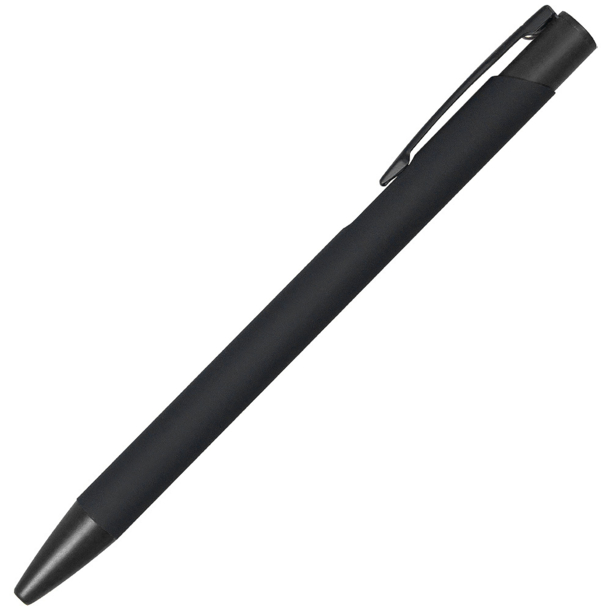 Ручка шариковая Legend Soft Touch Monochrome Requis, черная (Изображение 1)