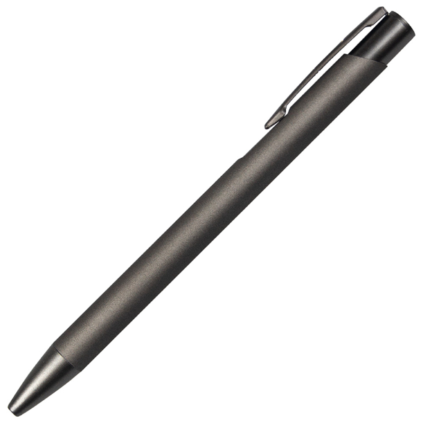 Ручка шариковая Legend Soft Touch Monochrome Requis, темно-серая (Изображение 1)