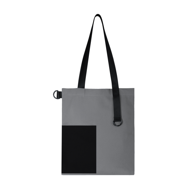 Набор Superbag Color kit: шоппер с обвесом (серый с чёрным) (Изображение 4)