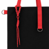 Набор Superbag Red accent: шоппер с обвесом (чёрный с красным) (Изображение 3)
