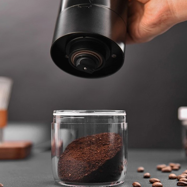 Кофемолка Circle Joy Electric Coffee Grinder, на аккумуляторе, type-c, черная (Изображение 8)