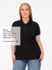 Рубашка поло женская Virma Premium Lady, черная, размер 3XL (Изображение 11)
