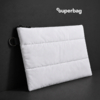 Чехол для ноутбука Superbag Bubble, стёганый, на молнии (белый) (Изображение 1)