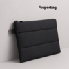 Чехол для ноутбука Superbag Bubble, стёганый, на молнии (черный) (Изображение 1)
