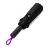 Кастомизированный автоматический складной зонт DaryaM, чёрный/фиолетовый (Изображение 3)
