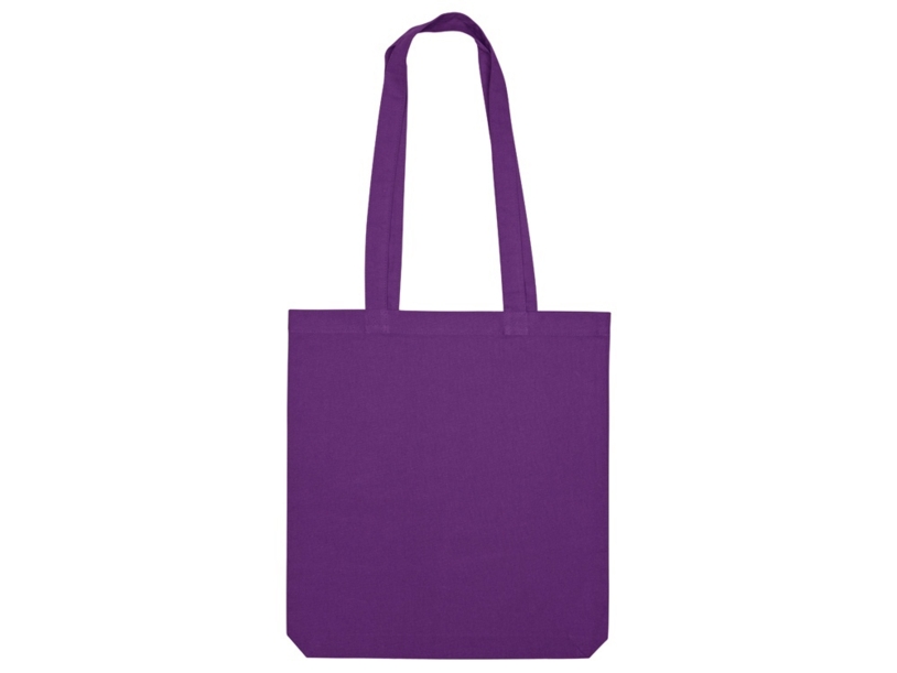 Сумка из плотного хлопка Carryme 220, 220 г/м2 (фиолетовый)  (Изображение 3)