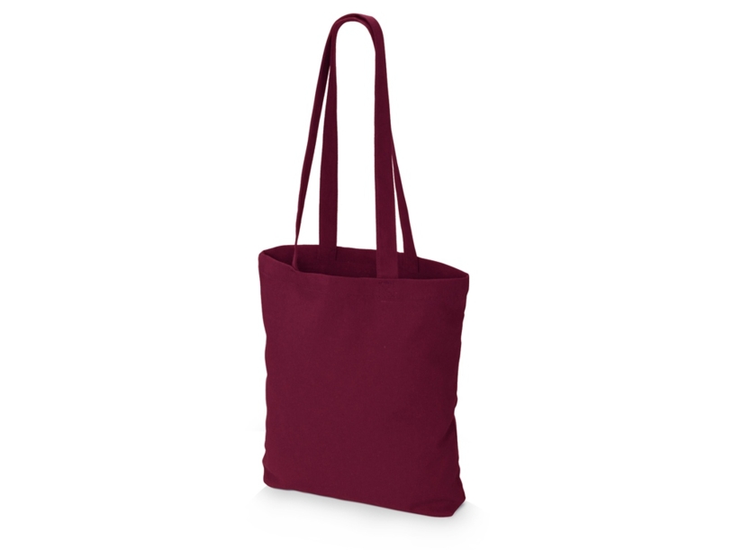 Сумка из плотного хлопка Carryme 220, 220 г/м2 (бордовый)  (Изображение 2)