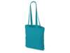 Сумка из плотного хлопка Carryme 220, 220 г/м2 (бирюзовый)  (Изображение 2)