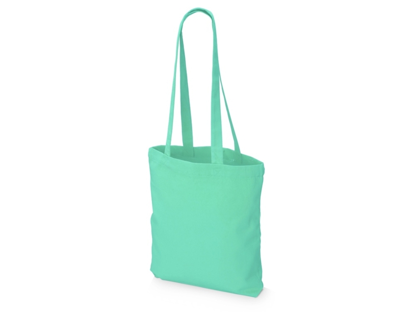 Сумка из плотного хлопка Carryme 220, 220 г/м2 (мятный)  (Изображение 2)
