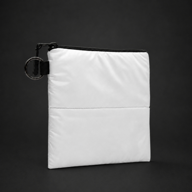 Органайзер для мелочей Superbag Bubble, стёганый, на молнии, с креплением на кольцо-карабин (Изображение 3)