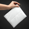 Органайзер для мелочей Superbag Bubble, стёганый, на молнии, с креплением на кольцо-карабин (белый) (Изображение 5)