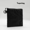 Органайзер для мелочей Superbag Bubble, стёганый, на молнии, с креплением на кольцо-карабин (черный) (Изображение 1)