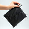 Органайзер для мелочей Superbag Bubble, стёганый, на молнии, с креплением на кольцо-карабин (черный) (Изображение 5)