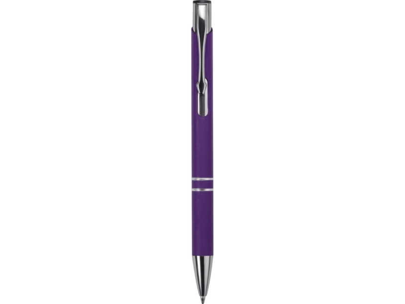 Ручка металлическая шариковая C1 soft-touch (фиолетовый)  (Изображение 2)