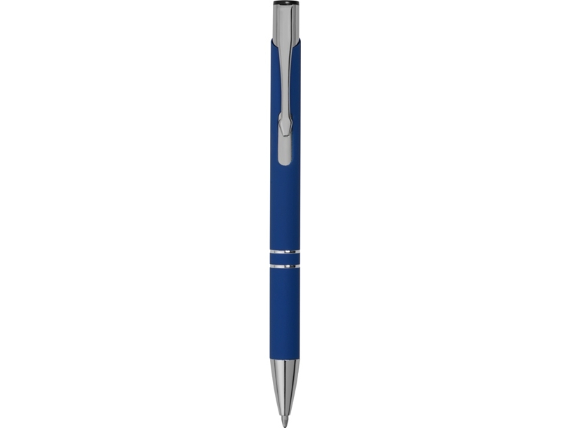Ручка металлическая шариковая C1 soft-touch (синий)  (Изображение 2)