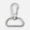 Застежка-карабин Snap Hook, L, серебристая (хром) (Изображение 1)