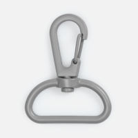 Застежка-карабин Snap Hook, L, серая
