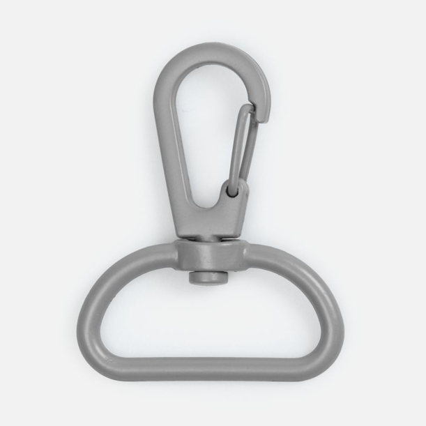 Застежка-карабин Snap Hook, L, серая (Изображение 1)