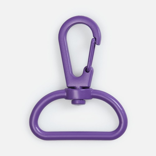Застежка-карабин Snap Hook, L, фиолетовая (Изображение 1)