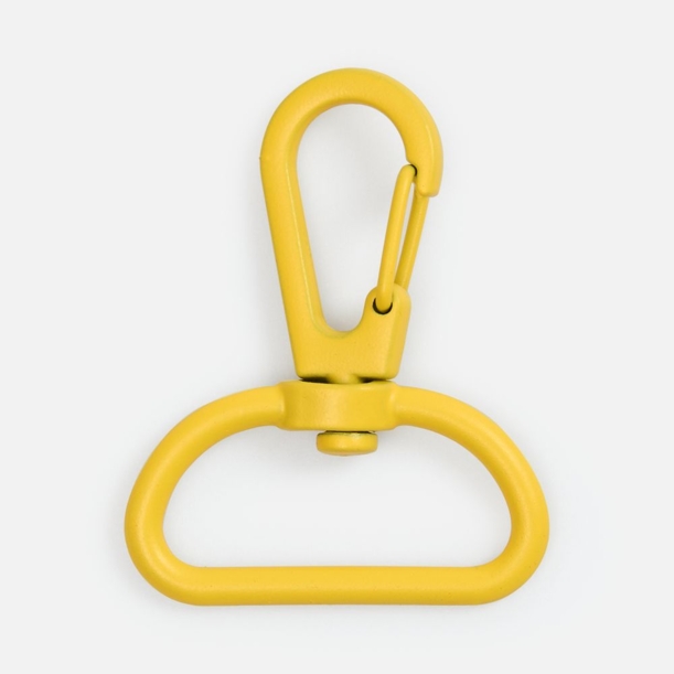 Застежка-карабин Snap Hook, L, желтая (Изображение 1)