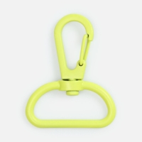 Застежка-карабин Snap Hook, L, желтый неон